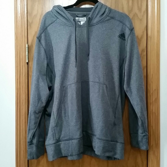 adidas Other - Adidas Gray 2XL Hooded Sweatshirt